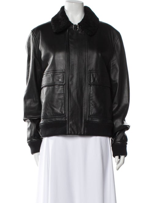 Iro Lamb Leather Fur Jacket