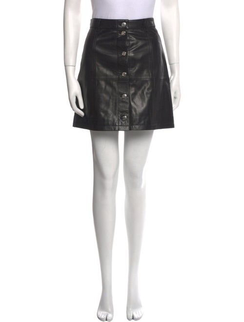 Iro Lamb Leather Mini Skirt