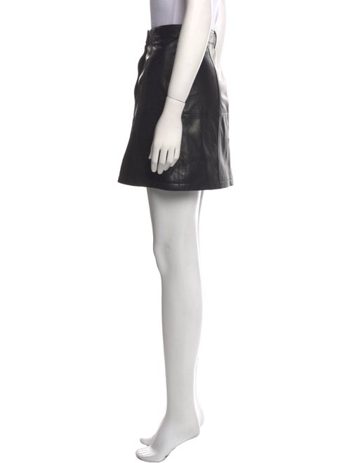 Iro Lamb Leather Mini Skirt