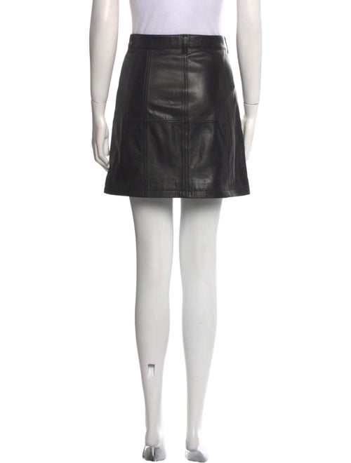 Iro Lamb Leather Mini Skirt