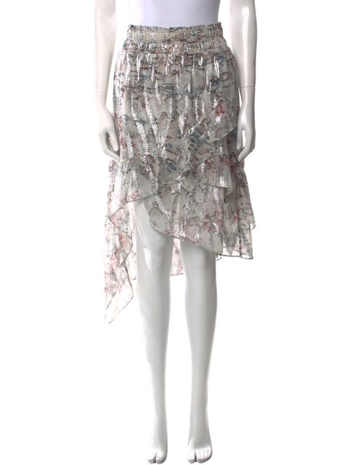 Iro Silk Knee-Length Skirt