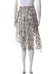 Iro Silk Knee-Length Skirt