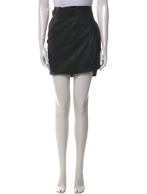 Iro Lamb Leather Mini Skirt