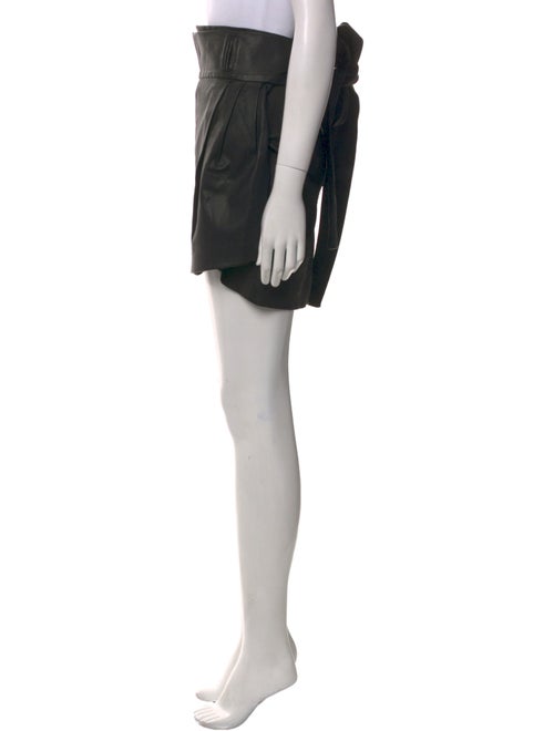 Iro Lamb Leather Mini Skirt