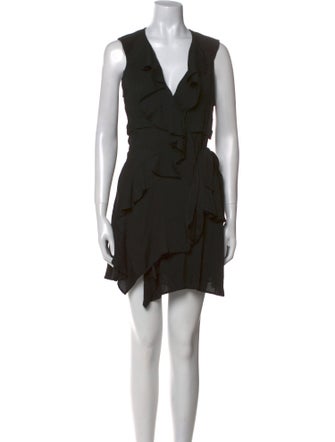 Iro V-Neck Mini Dress