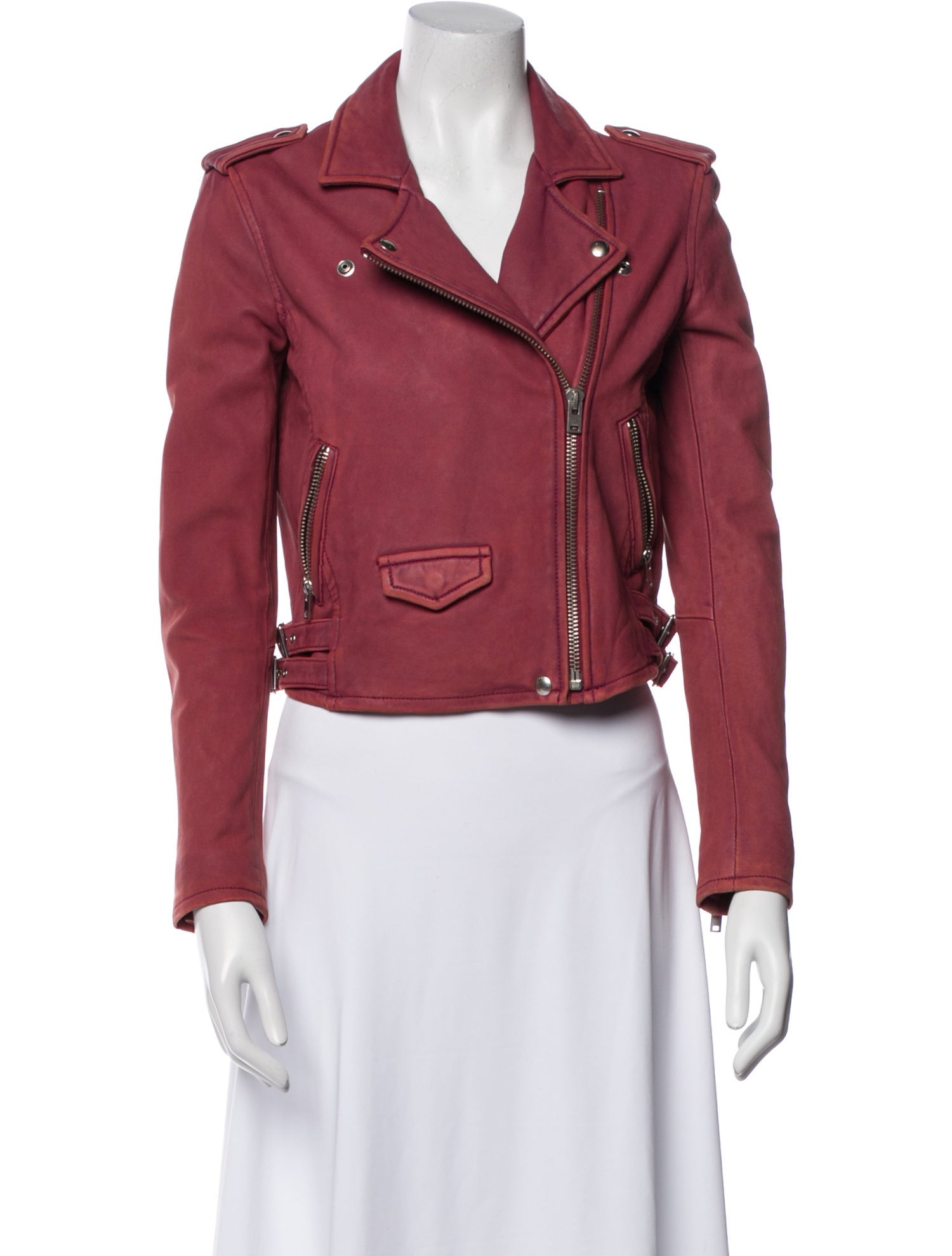 Iro Lamb Leather Biker Jacket