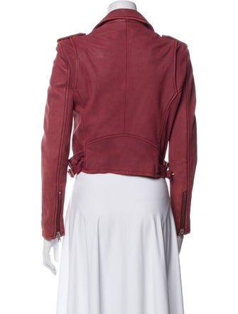 Iro Lamb Leather Biker Jacket