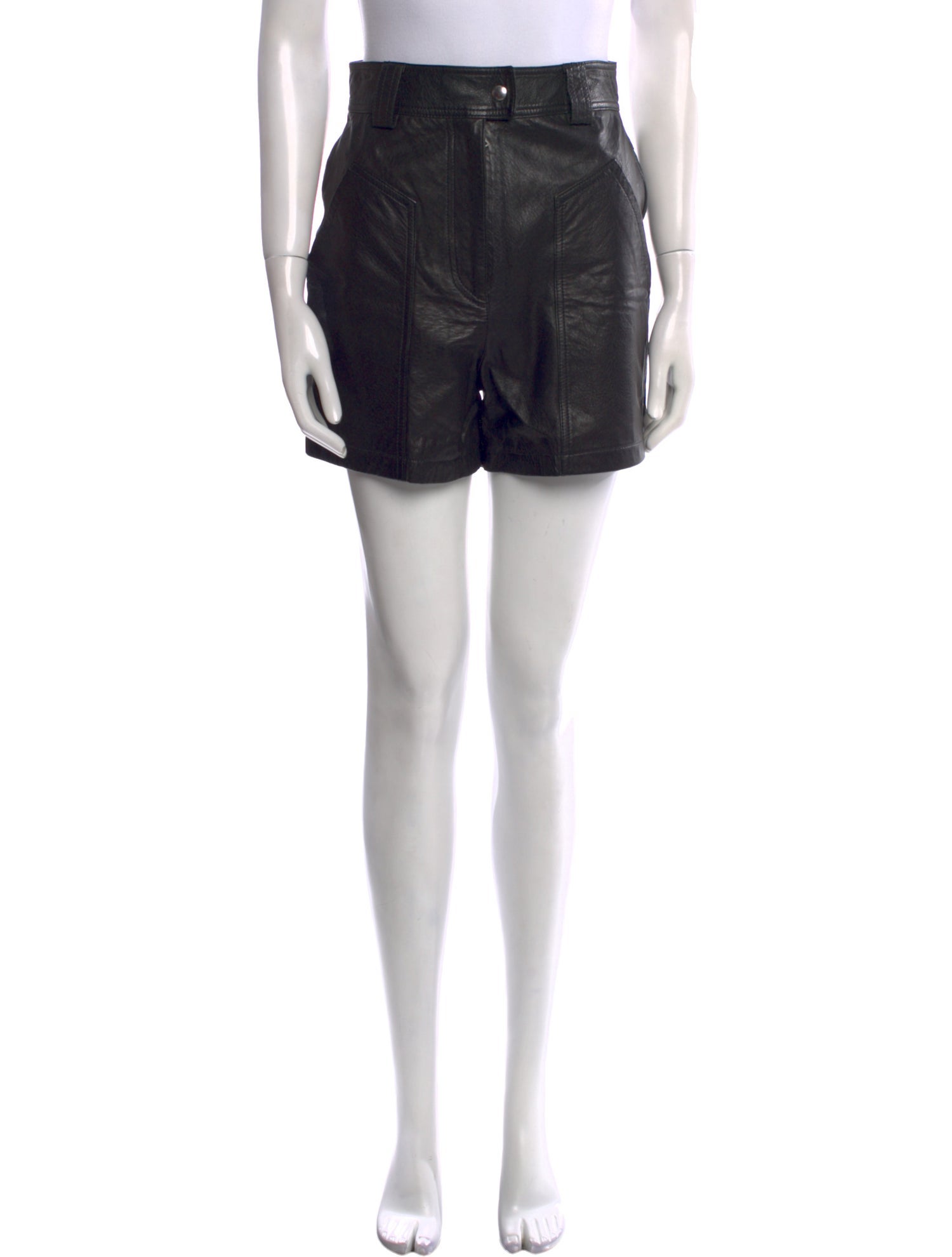 Iro Lamb Leather Mini Shorts w/ Tags