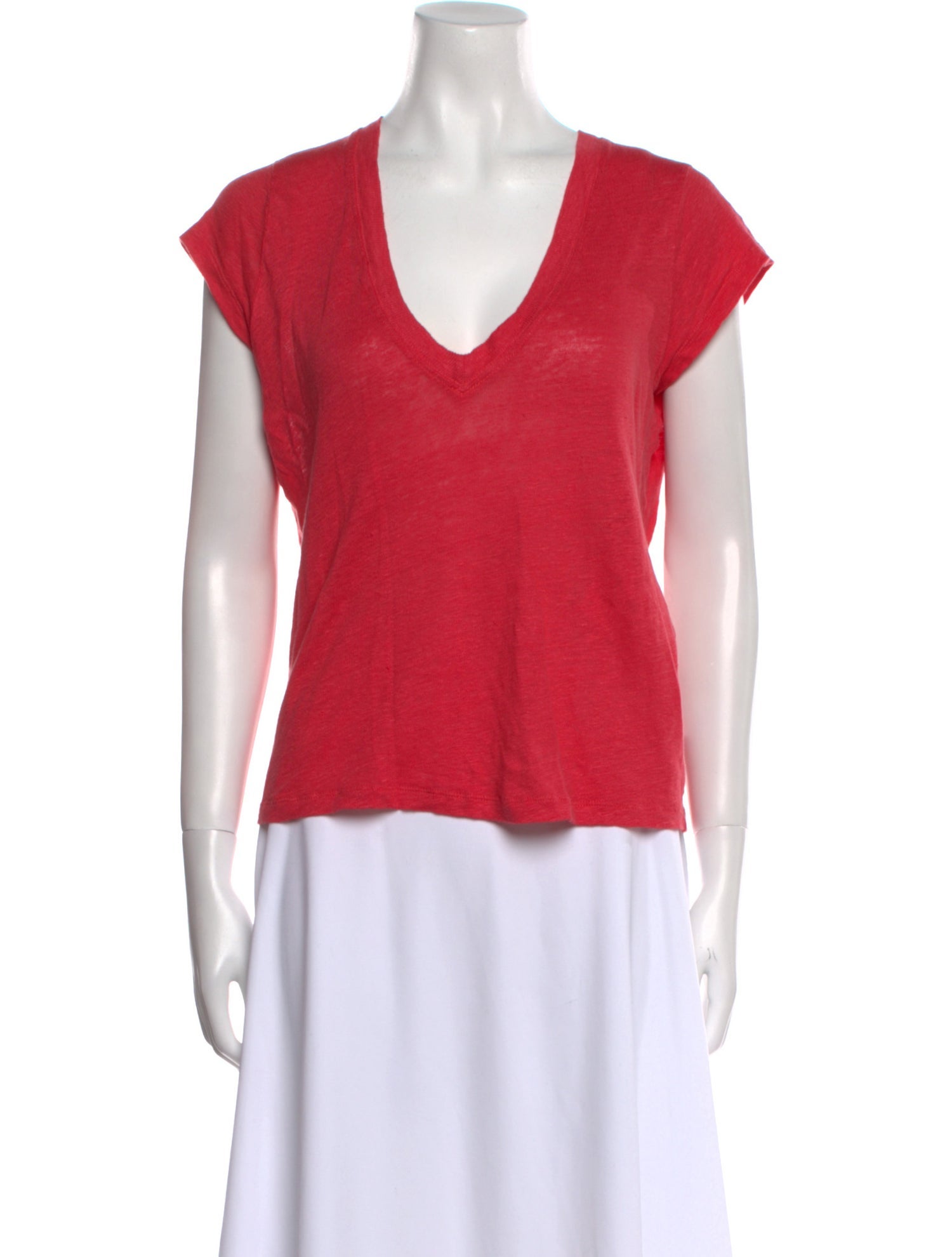 Iro Linen V-Neck T-Shirt