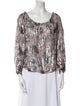 Iro Silk Printed Blouse