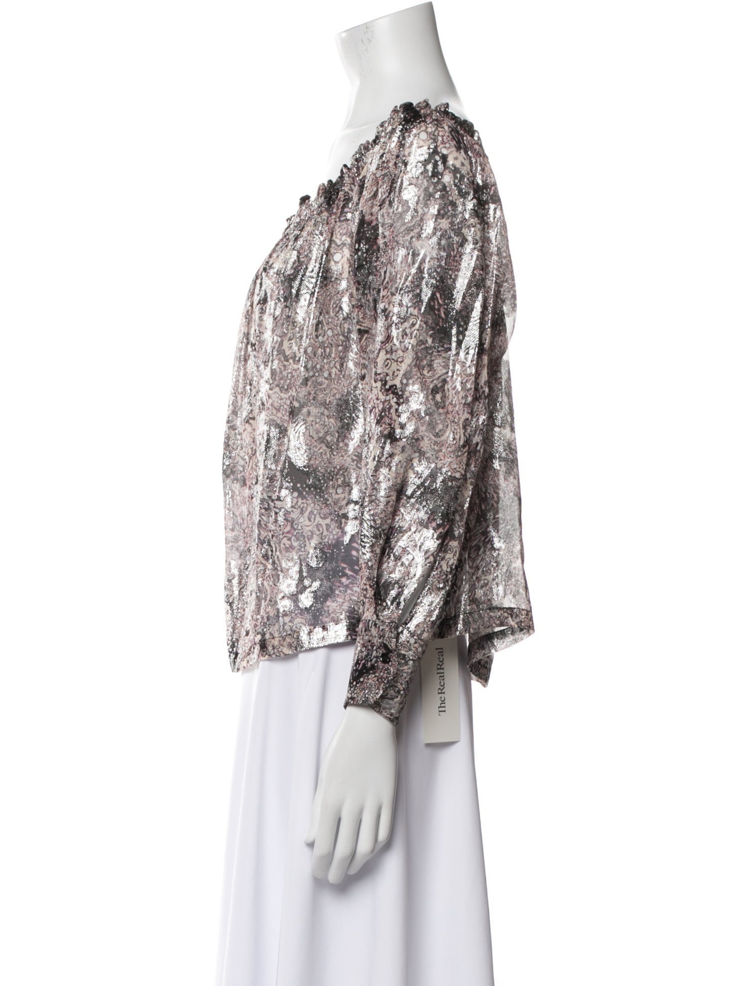 Iro Silk Printed Blouse