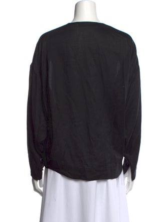 Iro V-Neck Long Sleeve Blouse