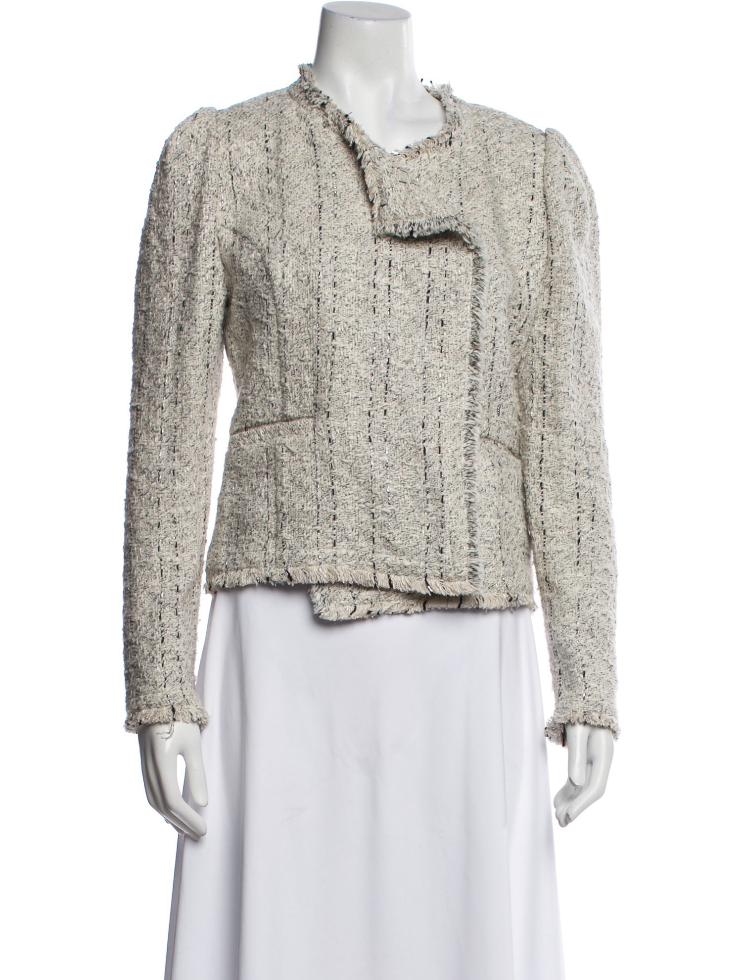 Iro Tweed Pattern Blazer