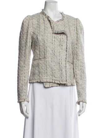 Iro Tweed Pattern Blazer