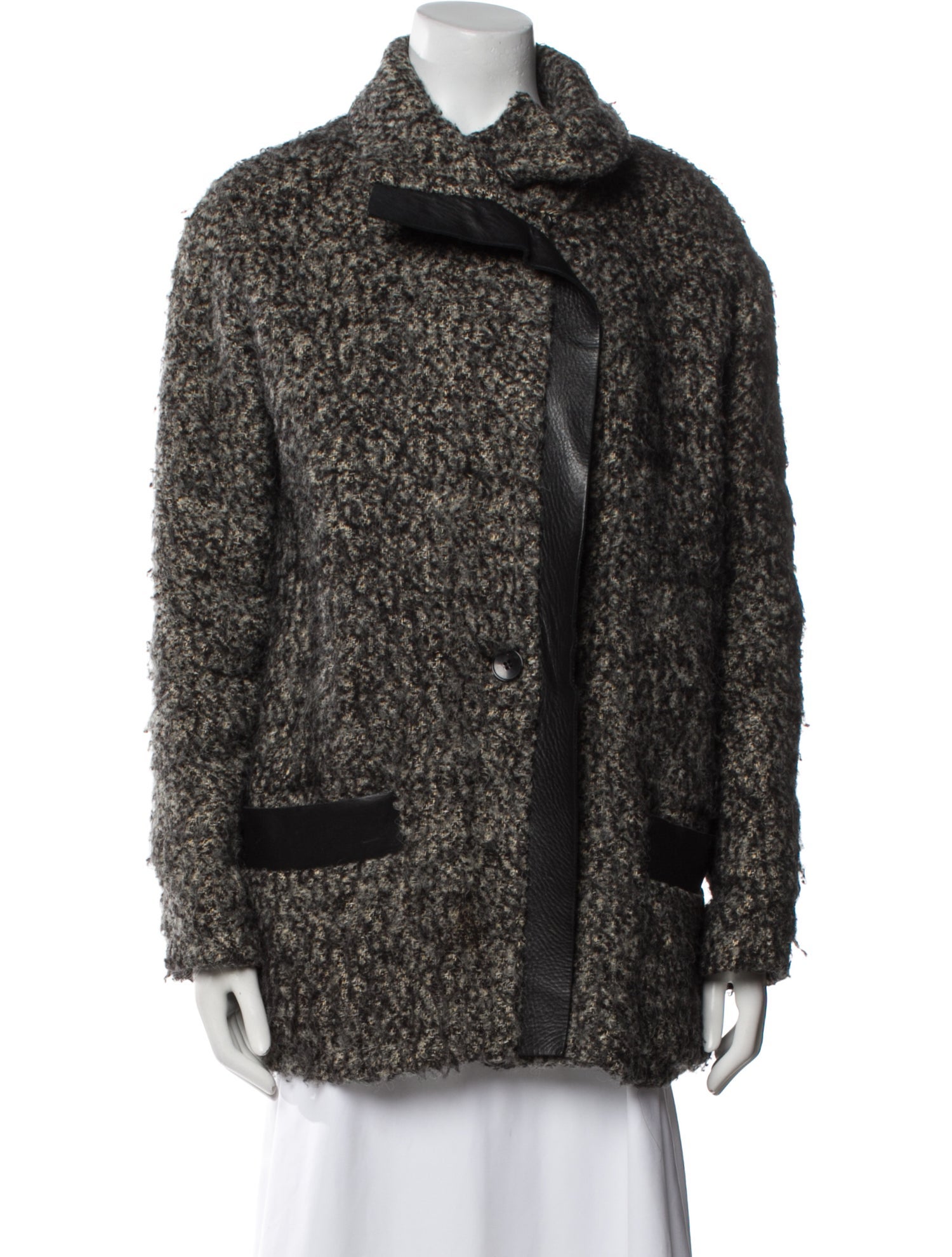 Iro Tweed Pattern Jacket