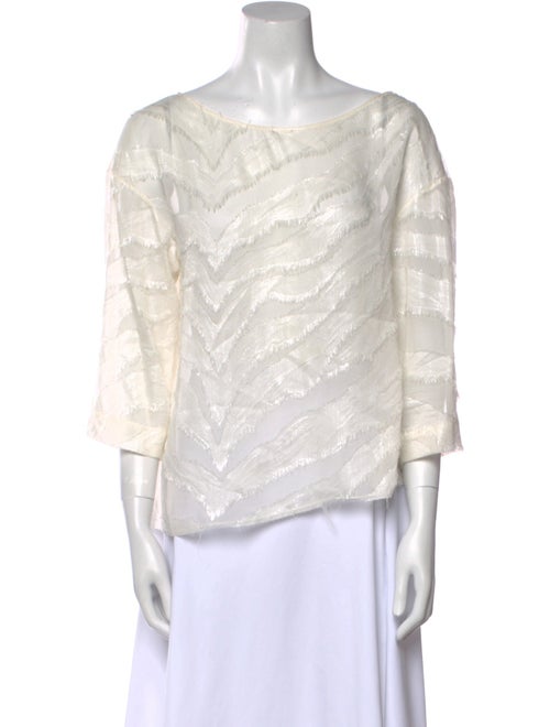 Iro Silk Scoop Neck Blouse
