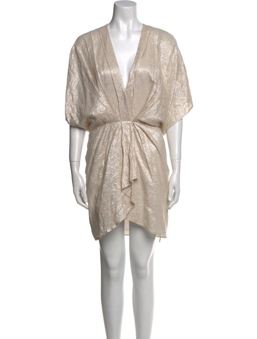 Iro V-Neck Mini Dress