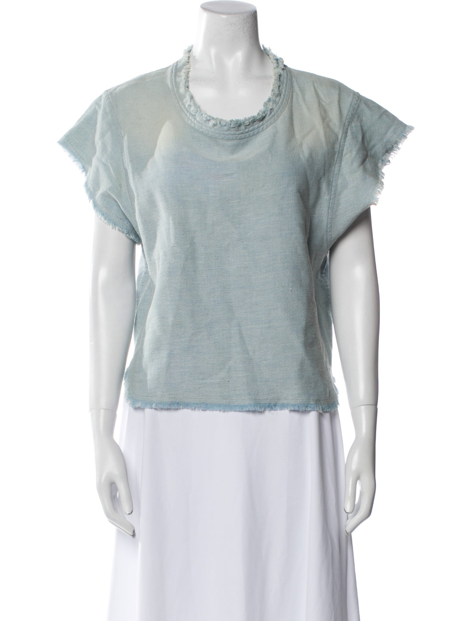 Iro Cowl Neck Short Sleeve T-Shirt