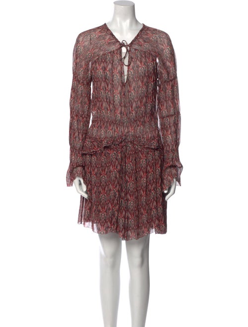 Iro Paisley Print Tie Neck Tunic