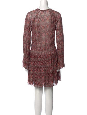 Iro Paisley Print Tie Neck Tunic