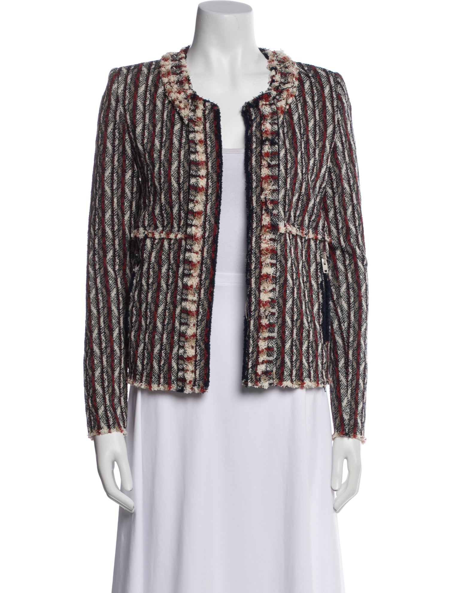 Iro Tweed Pattern Evening Jacket