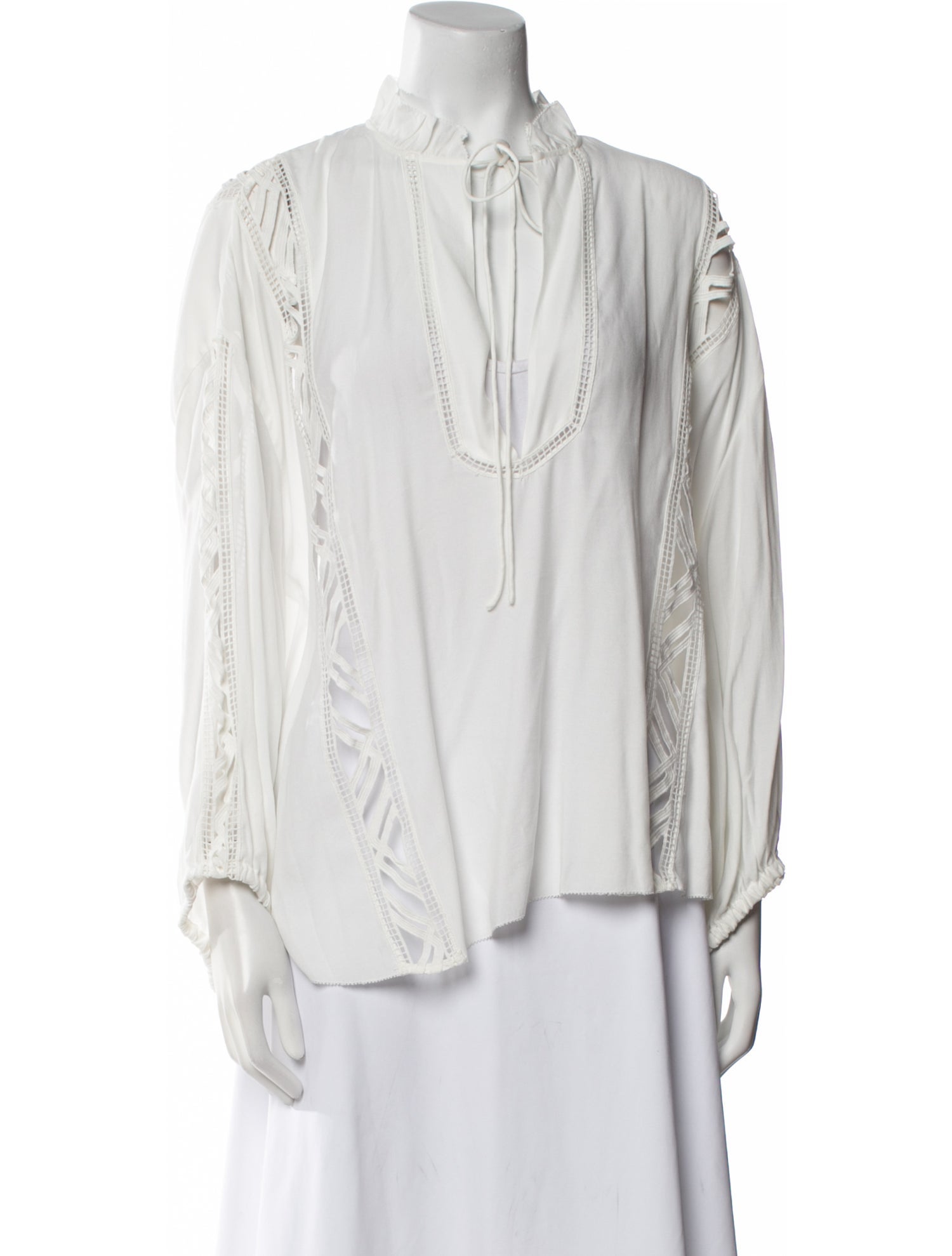 Iro V-Neck Long Sleeve Blouse w/ Tags