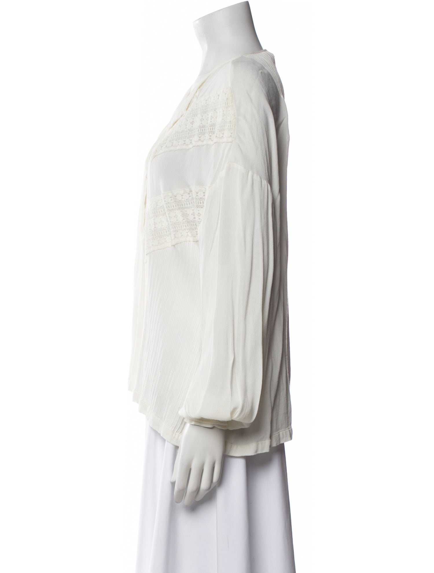 Iro V-Neck Long Sleeve Blouse