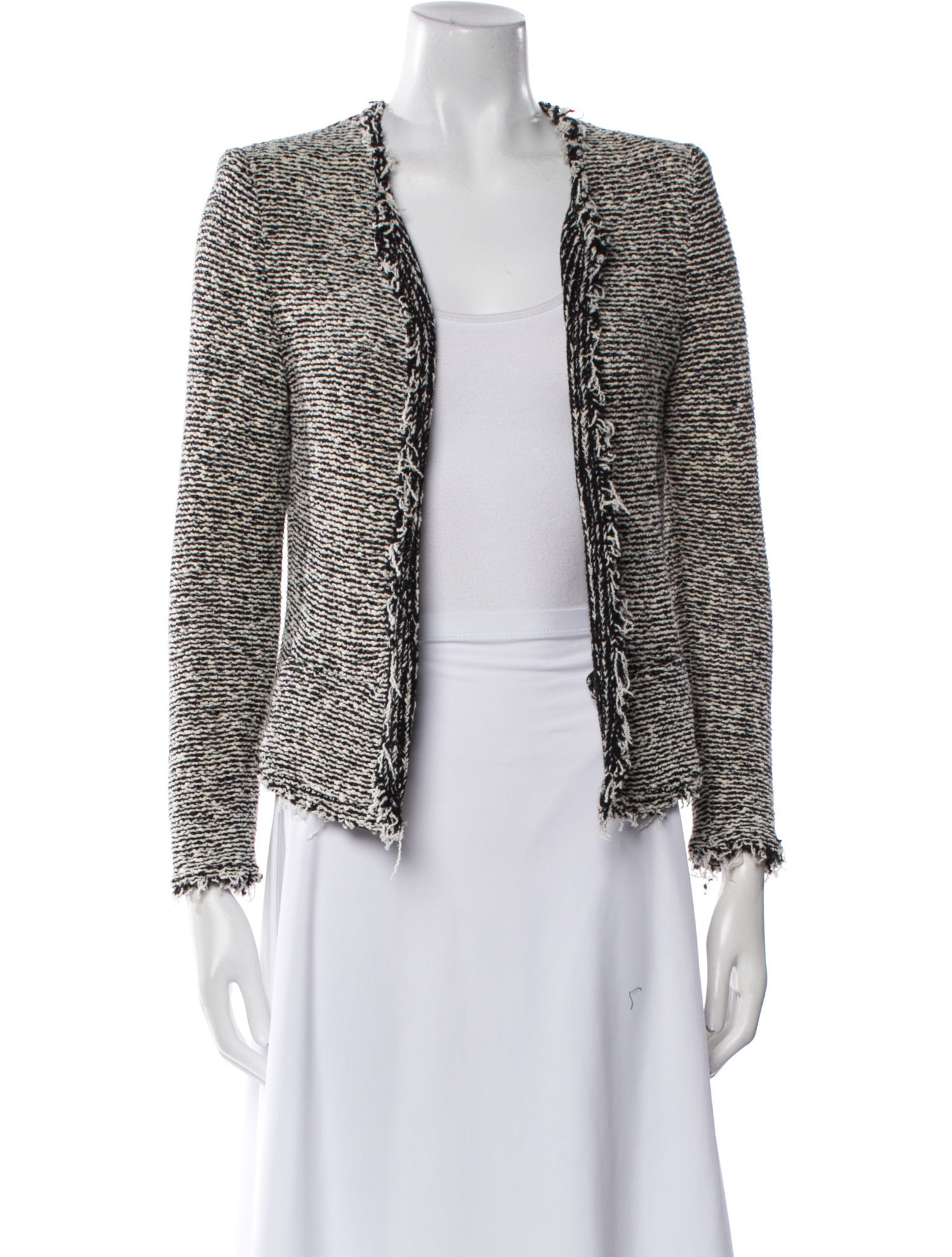 Iro Tweed Pattern Evening Jacket