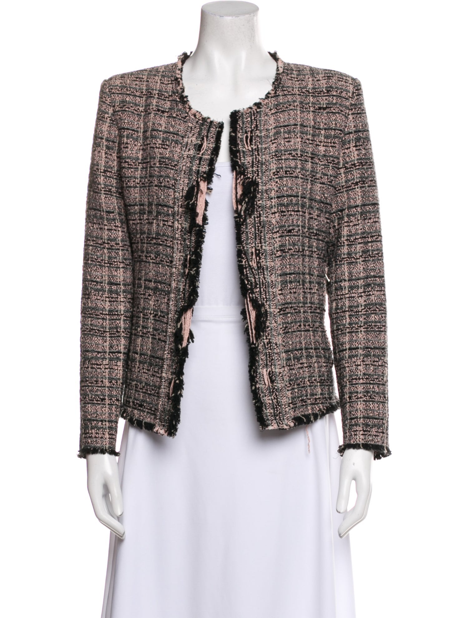 Iro Tweed Pattern Evening Jacket