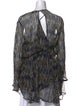 Iro Printed Scoop Neck Tunic