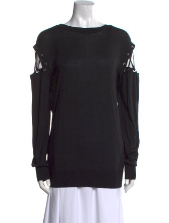 Iro Scoop Neck Long Sleeve Sweatshirt