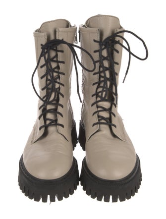 Iro Leather Wedge Sneakers