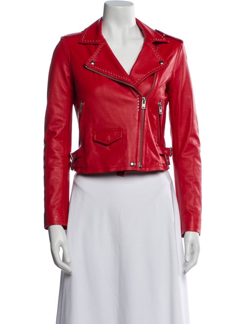 Iro Lamb Leather Biker Jacket