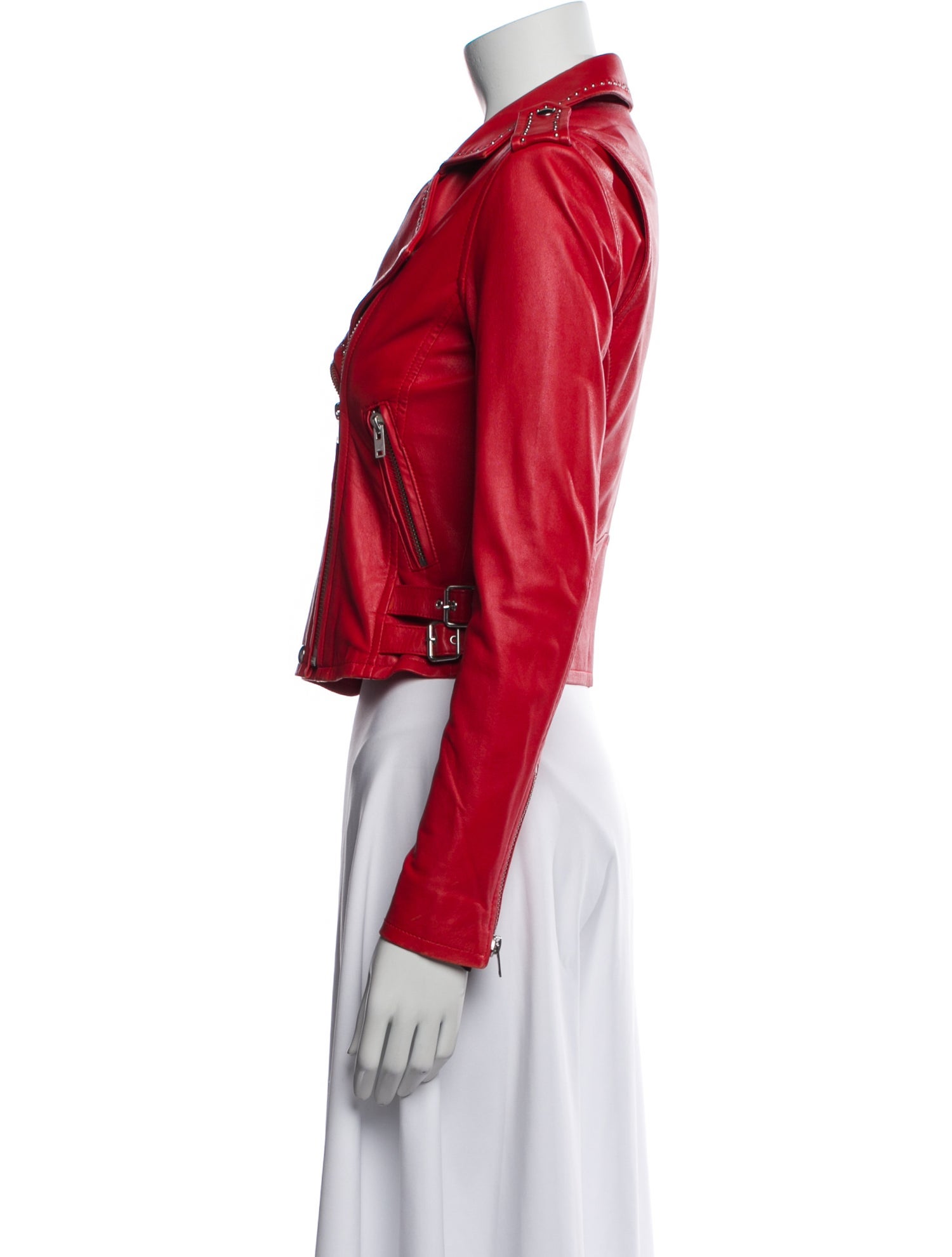 Iro Lamb Leather Biker Jacket