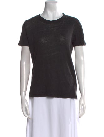 Iro Linen Crew Neck T-Shirt