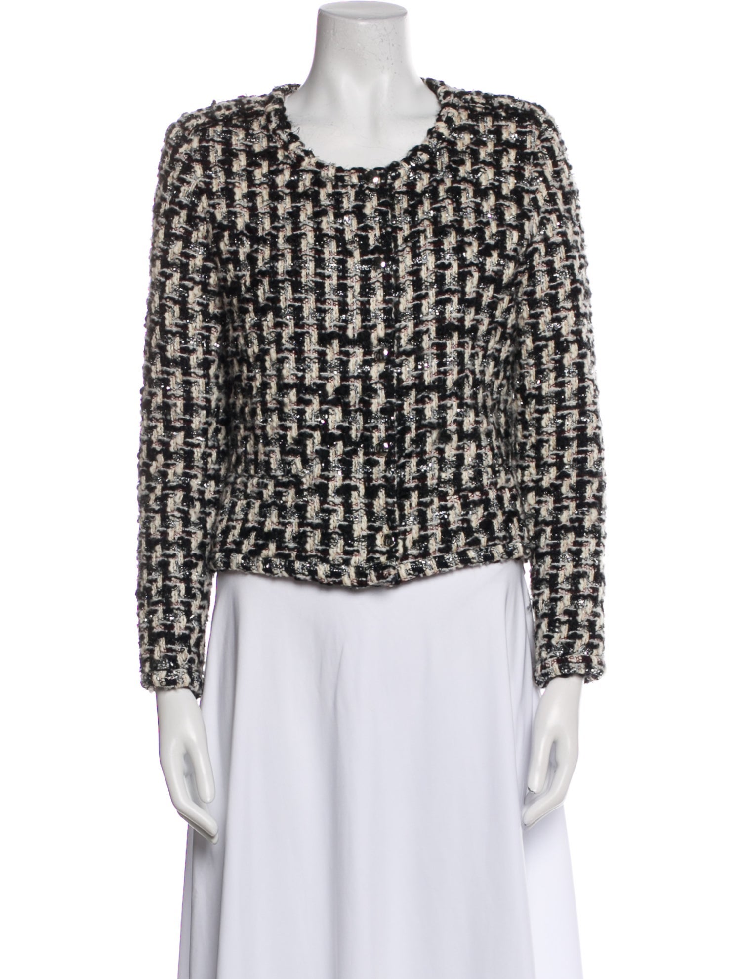 Iro Tweed Pattern Jacket