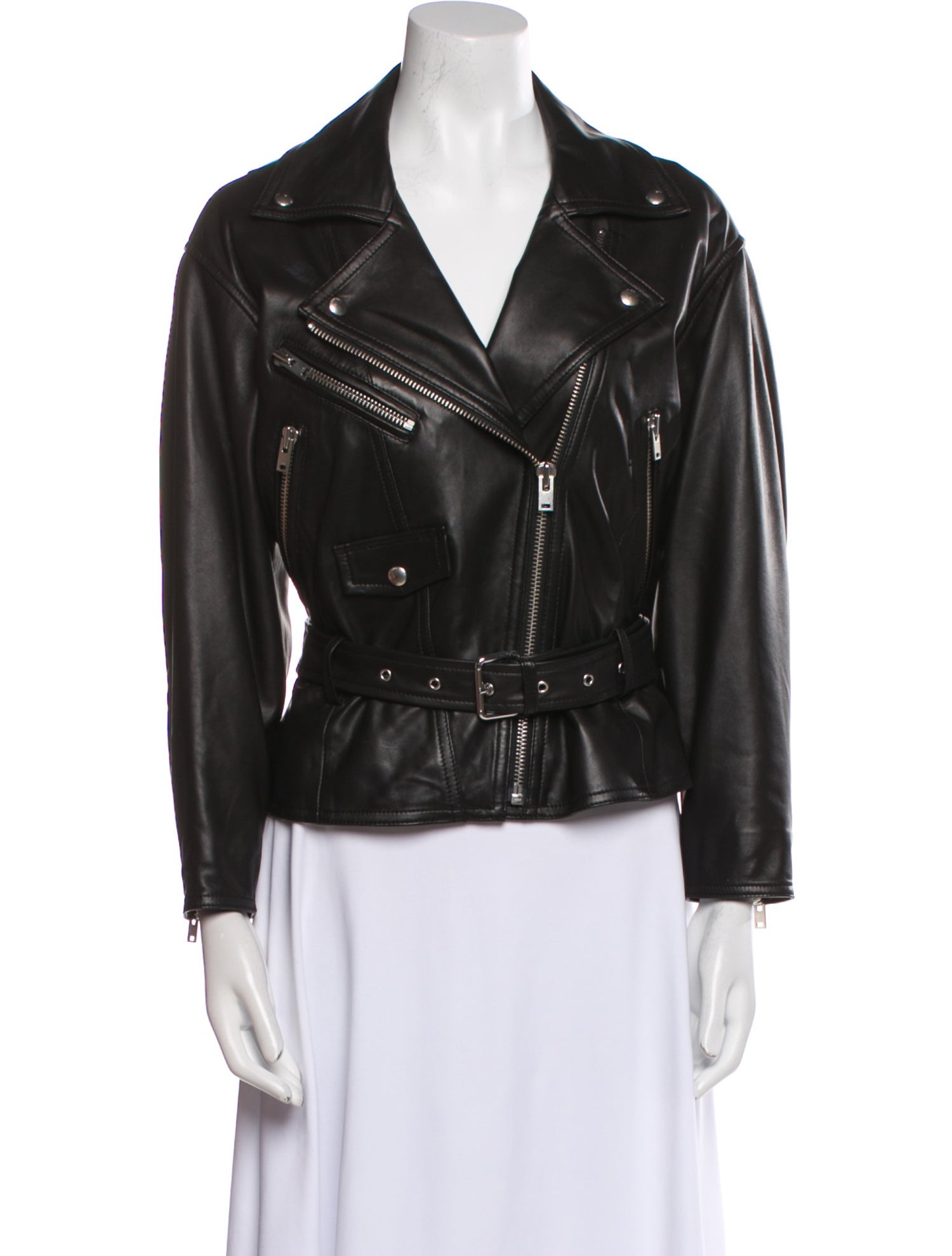 Iro Lamb Leather Biker Jacket