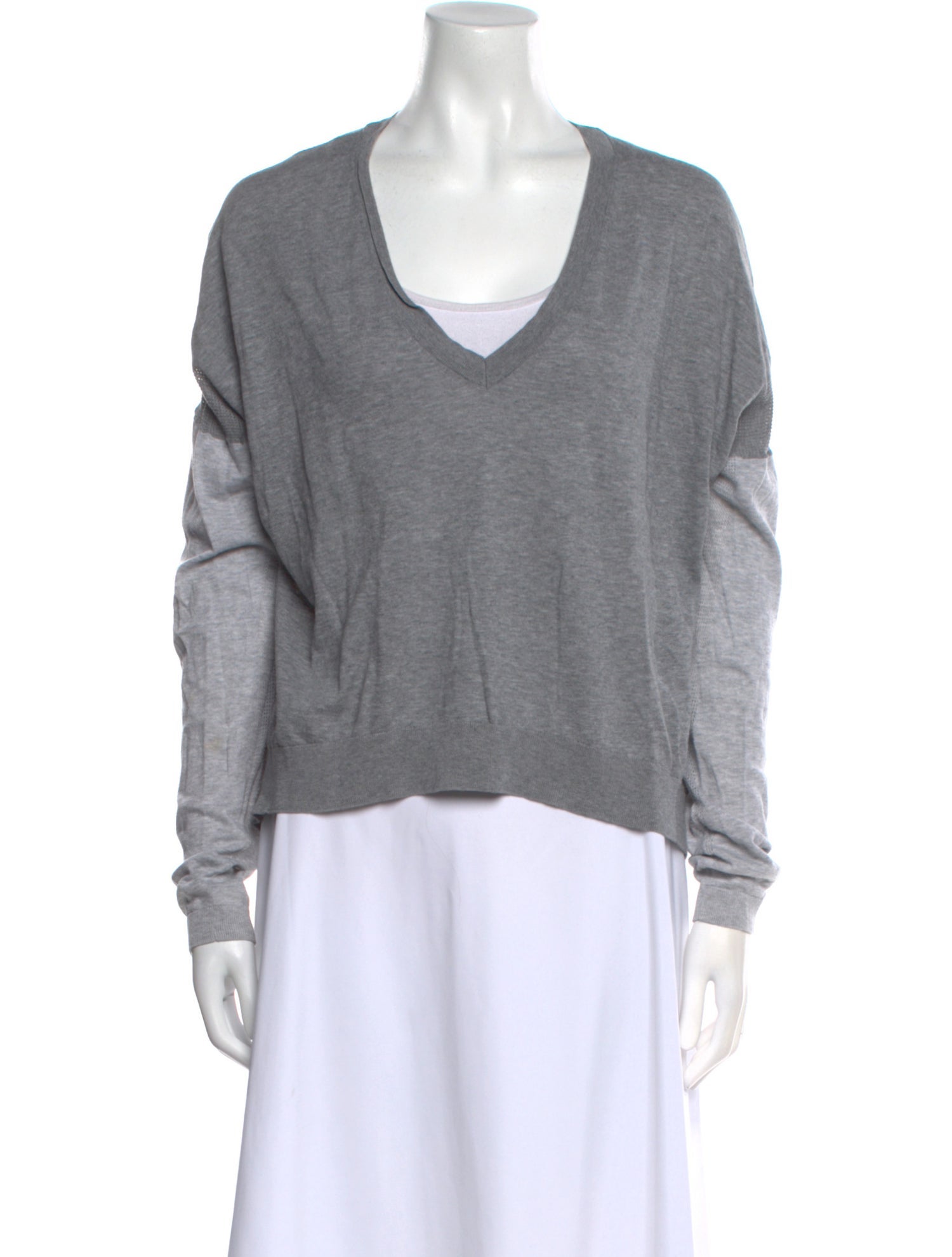 Iro V-Neck Long Sleeve Sweatshirt