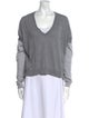 Iro V-Neck Long Sleeve Sweatshirt