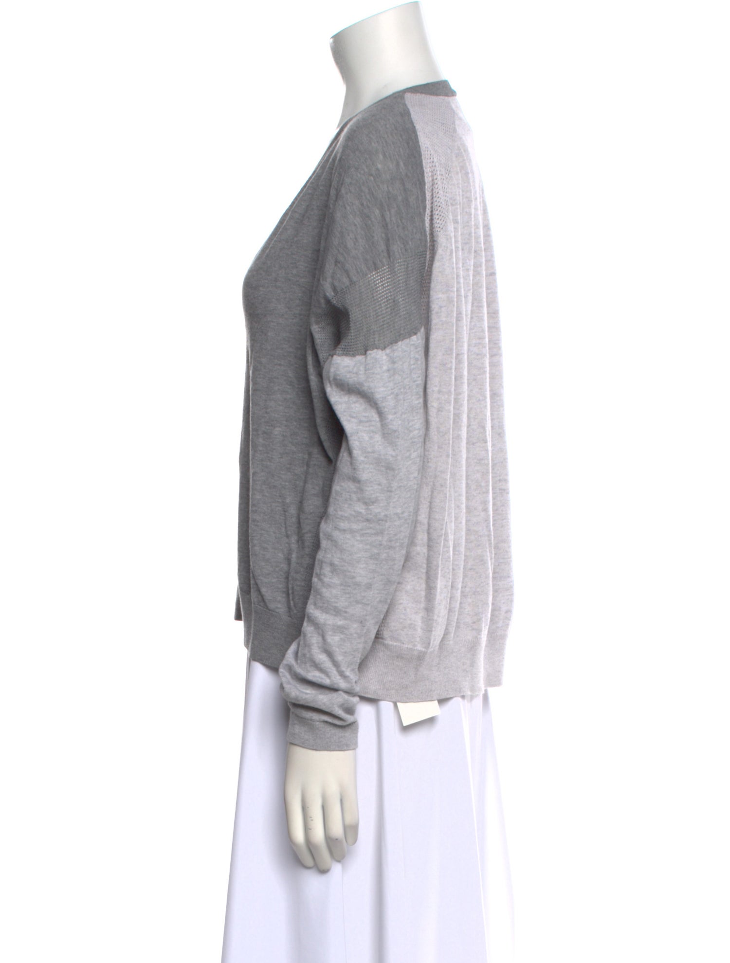 Iro V-Neck Long Sleeve Sweatshirt