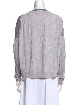 Iro V-Neck Long Sleeve Sweatshirt