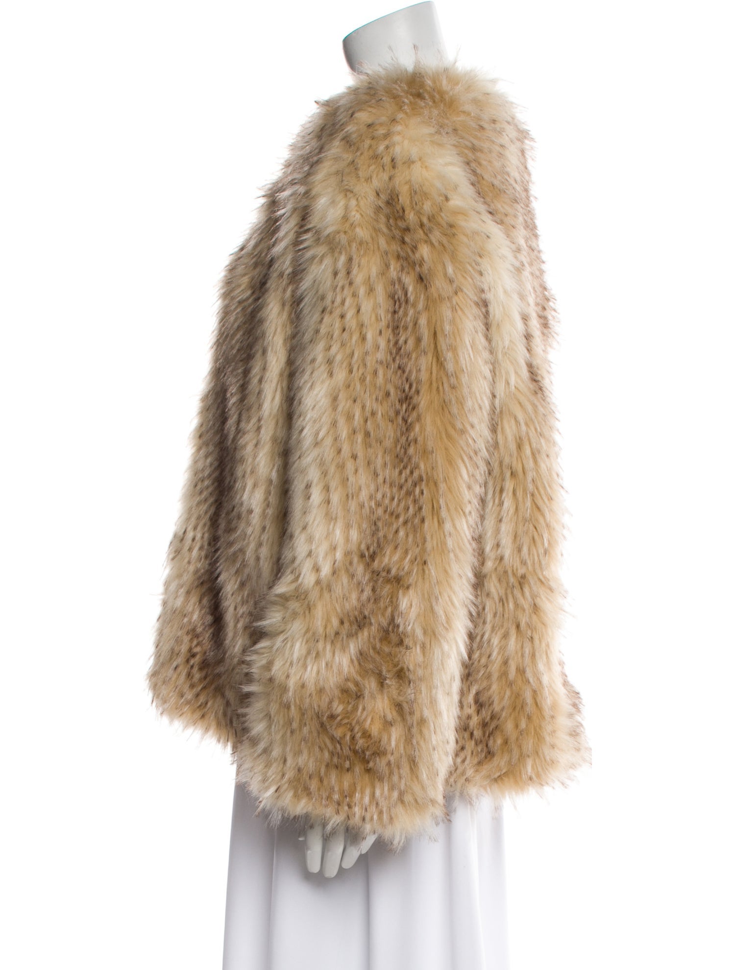 Iro Linen Faux Fur Jacket