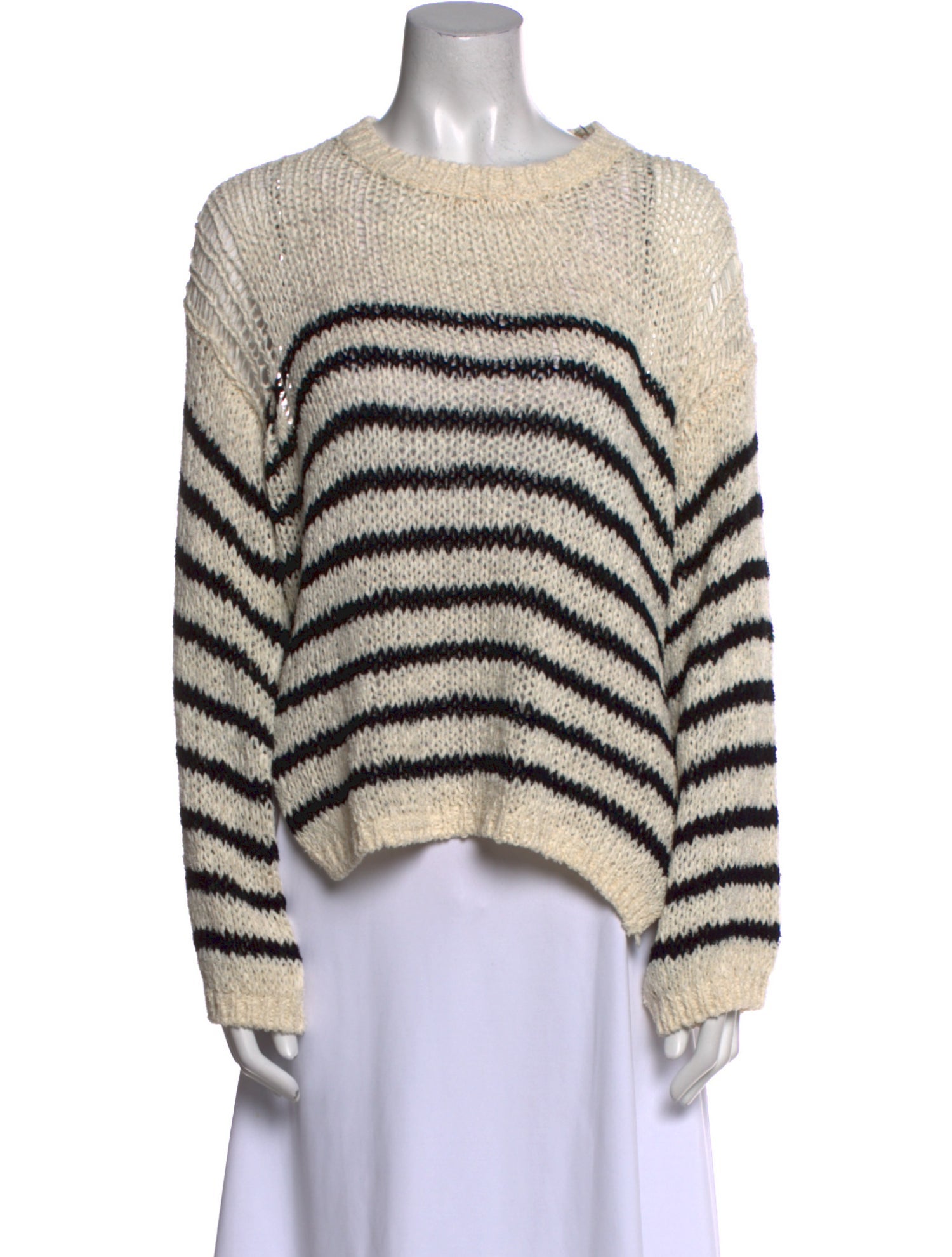 Iro Striped Crew Neck Sweater