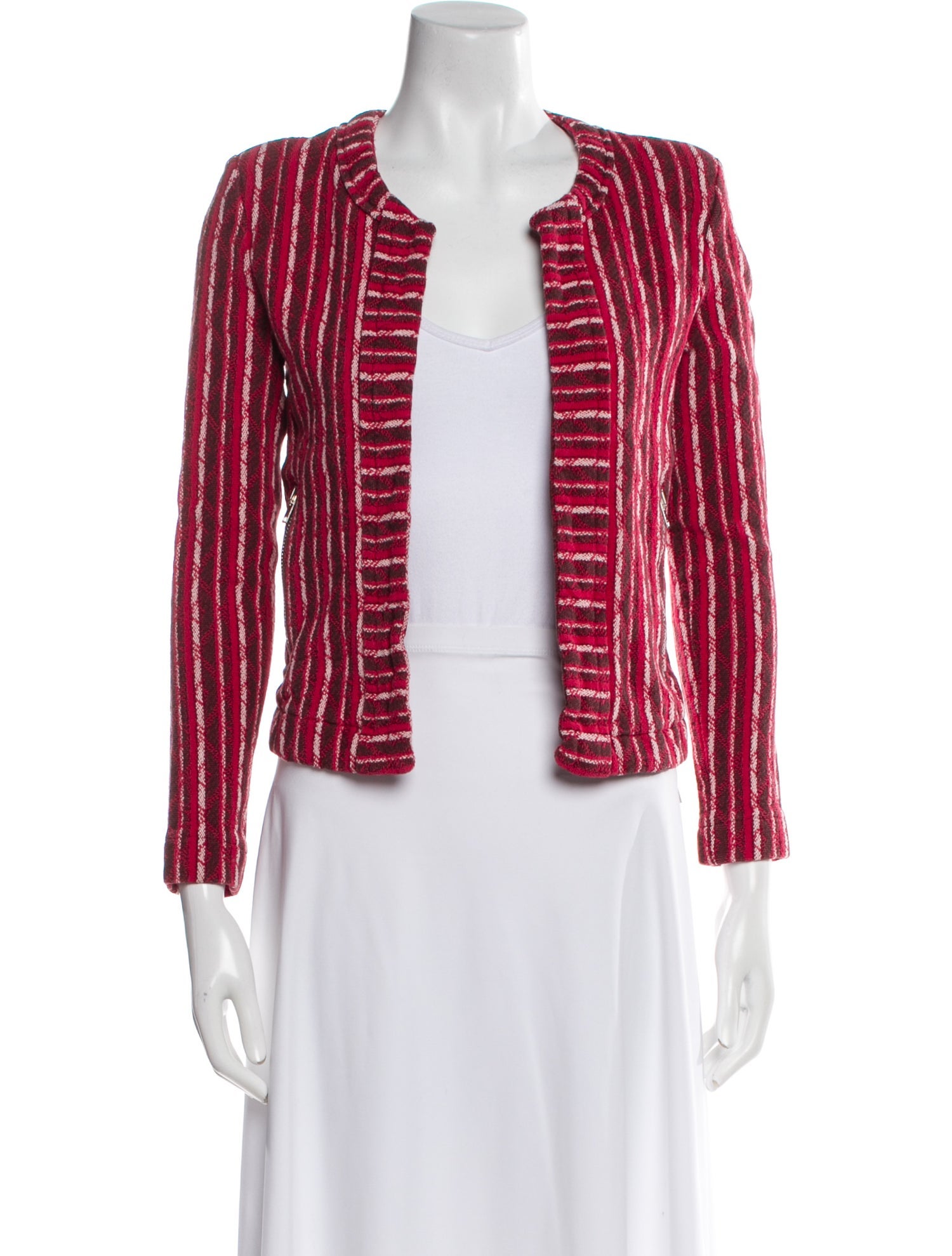 Iro Striped Evening Jacket