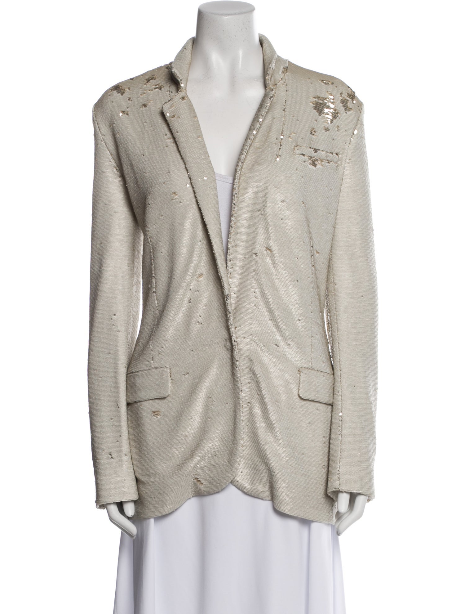 Iro Tweed Pattern Blazer