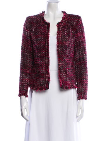 Pre-owned Iro Tweed Pattern Evening Jacket In Multi