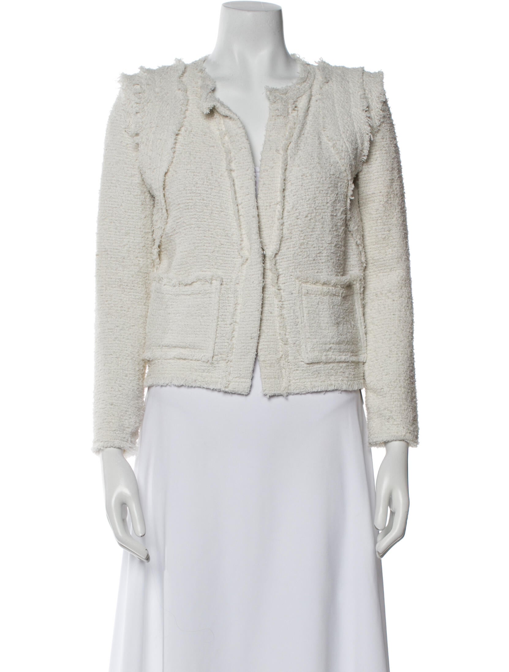 Iro Tweed Pattern Evening Jacket