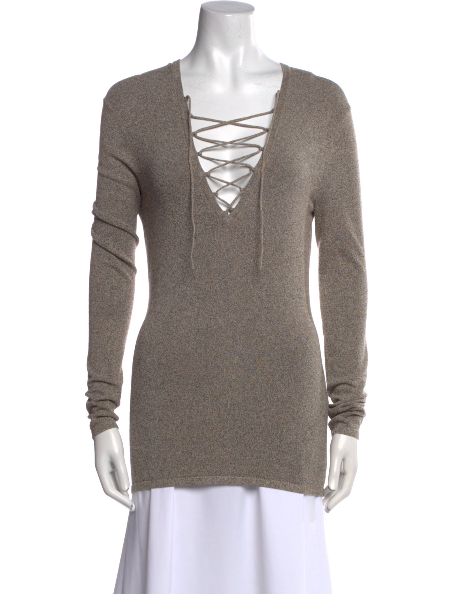 Iro Square Neckline Mini Dress