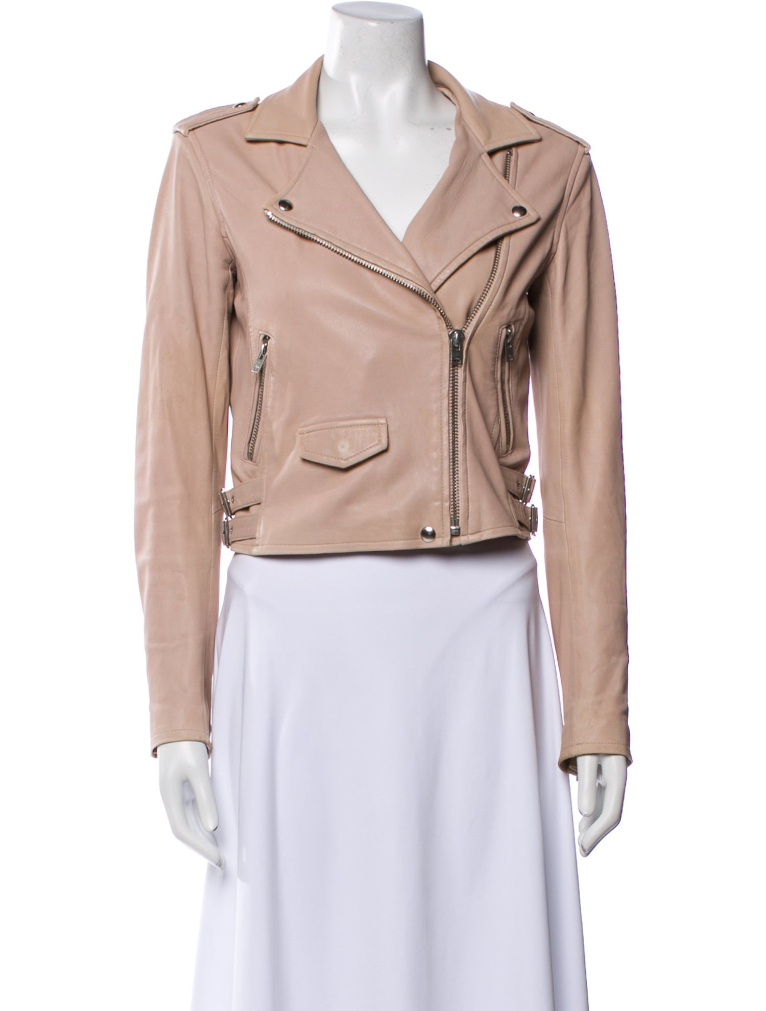 Iro Lamb Leather Biker Jacket