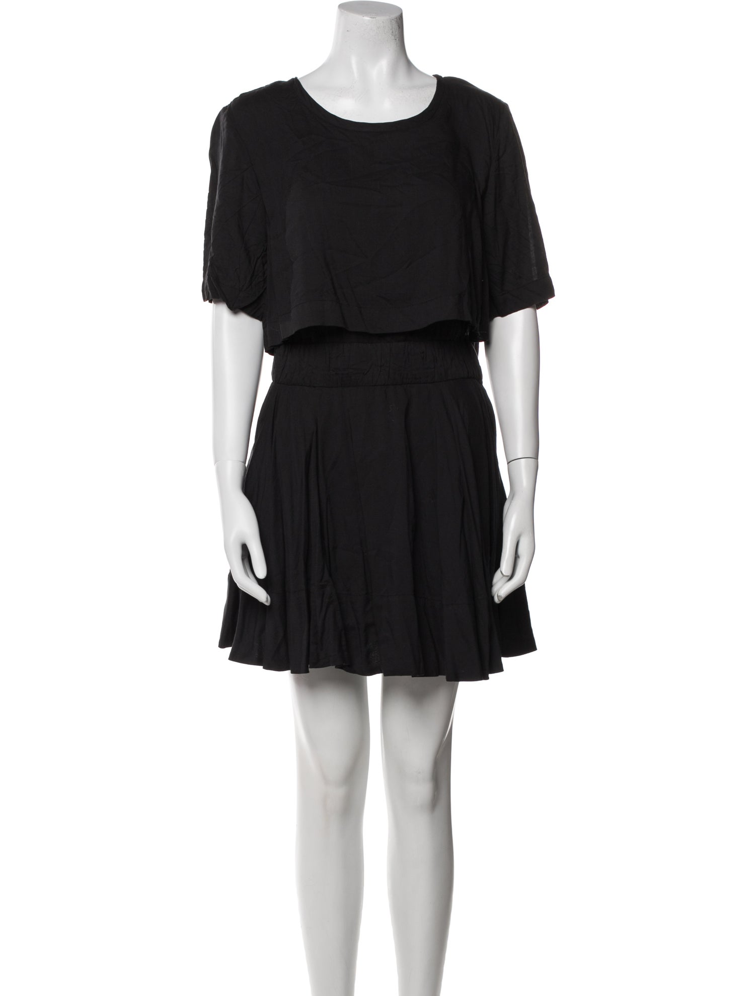 Iro Scoop Neck Mini Dress